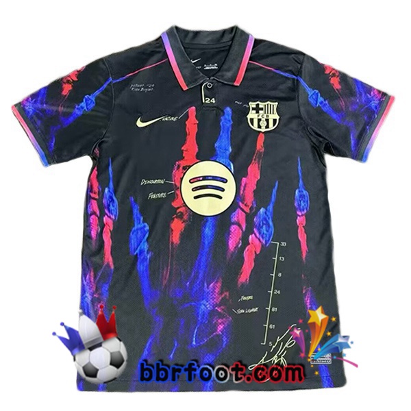 Maillot Foot FC Barcelone Édition Spéciale Bleu Rouge Noir 2025/2026