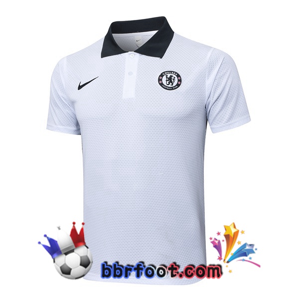 Polo Foot FC Chelsea Blanc 2025/2026