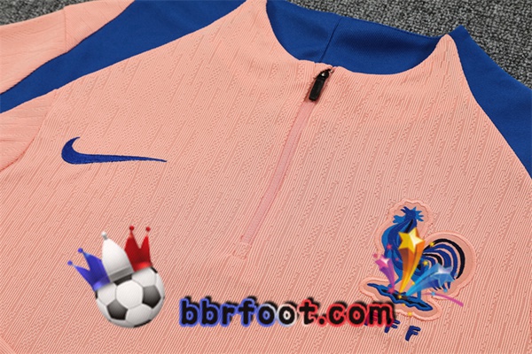 Survetement Foot France Rose 2025/2026