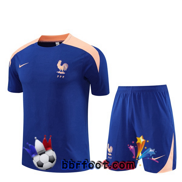 Ensemble Training T-Shirts France + Shorts 2025/2026