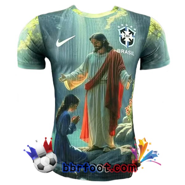 Maillots Equipe De Bresil Édition Spéciale Vert Jaune 2025/2026