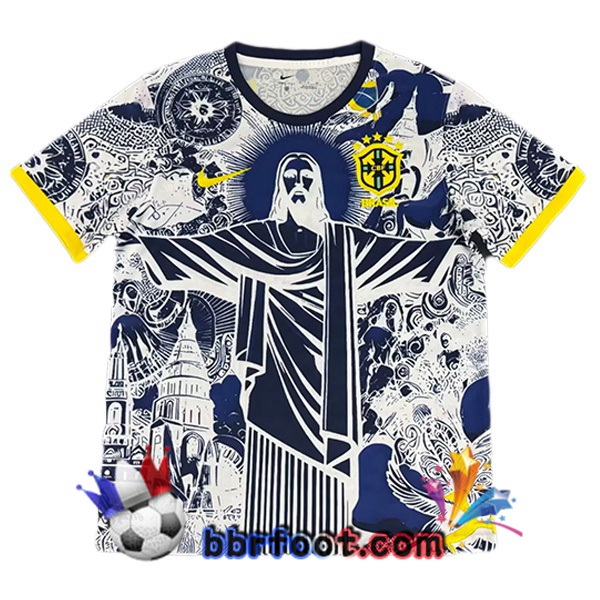 Maillots Equipe De Bresil Édition Spéciale Bleu Blanc 2025/2026