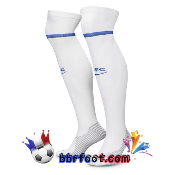 Chaussettes Foot FC Chelsea Domicile Blanc 2025/2026