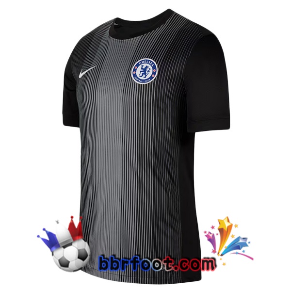 Maillot Foot FC Chelsea Gardien de but Noir 2025/2026