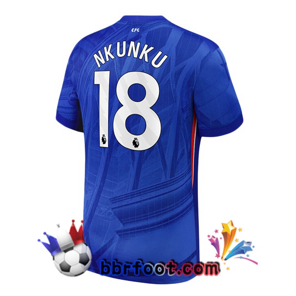 Maillot Foot FC Chelsea (Nkunku 18) Domicile Bleu 2025/2026