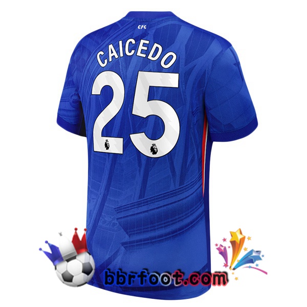 Maillot Foot FC Chelsea (Caicedo 25) Domicile Bleu 2025/2026