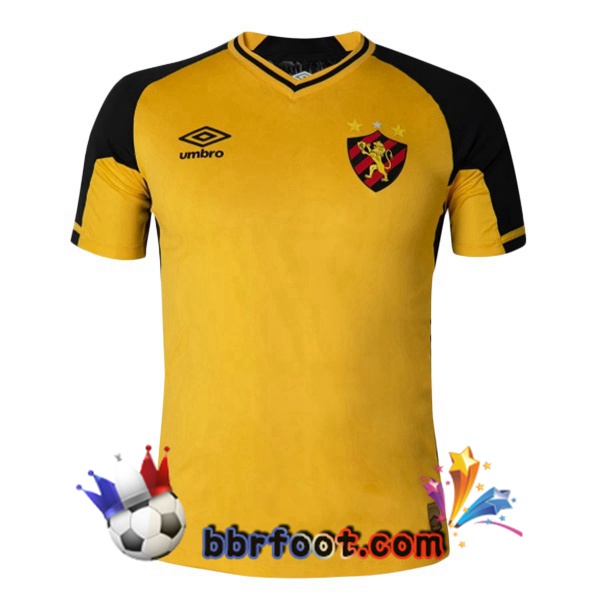 Maillot Foot Sport Recife Exterieur Jaune 2025/2026