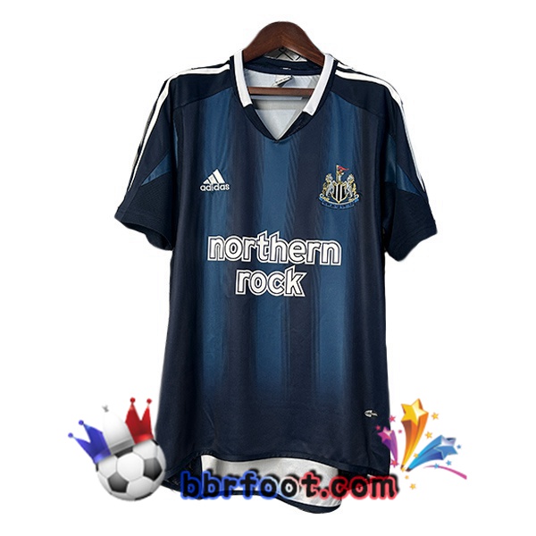 Maillot Foot Newcastle United Retro Exterieur Bleu Royal 2004-2005
