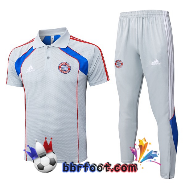 Polo Foot Bayern Munich + Pantalon Gris 2025/2026