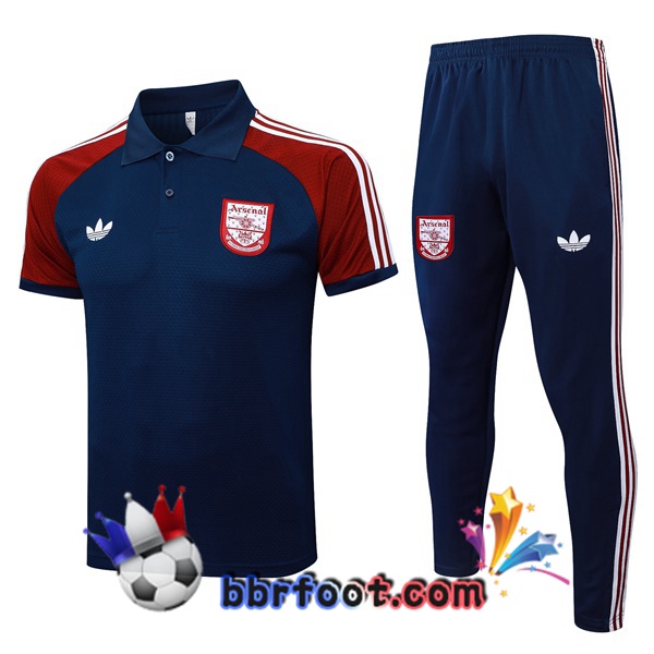 Polo Foot Arsenal + Pantalon Bleu Royal 2025/2026