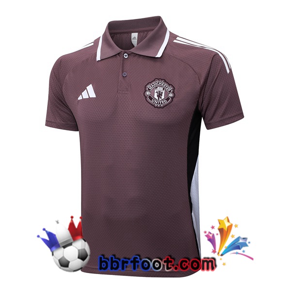 Polo Foot Manchester United Pourpre 2025/2026