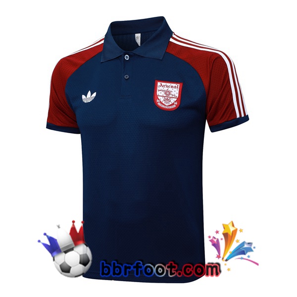 Polo Foot Arsenal Bleu Royal 2025/2026