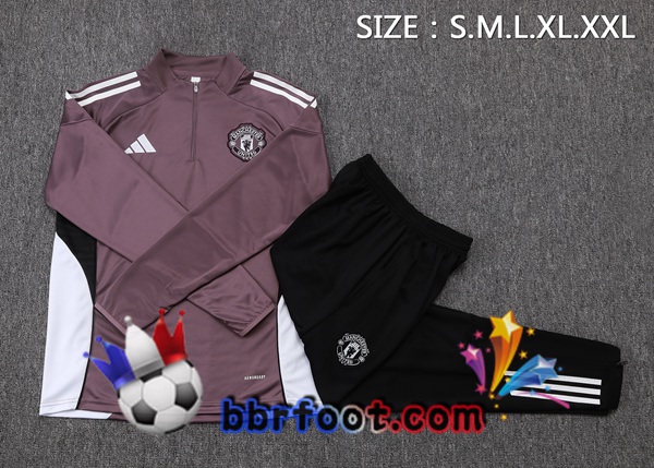 Survetement Foot Manchester United Pourpre 2025/2026