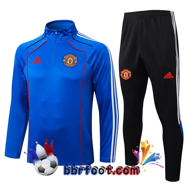 Survetement Foot Manchester United Bleu 2025/2026