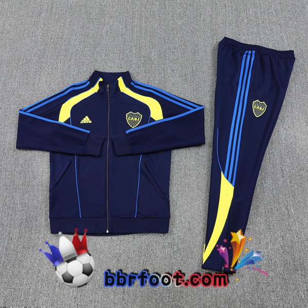 Survetement Foot - Veste Boca Juniors Bleu Royal 2025/2026