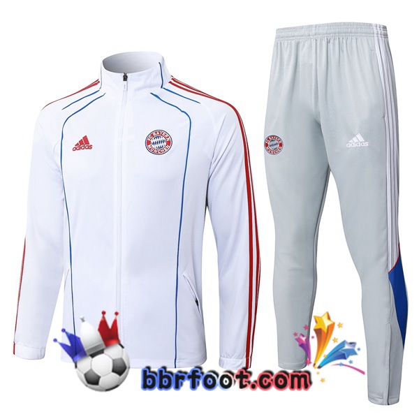 Survetement Foot - Veste Bayern Munich Blanc 2025/2026