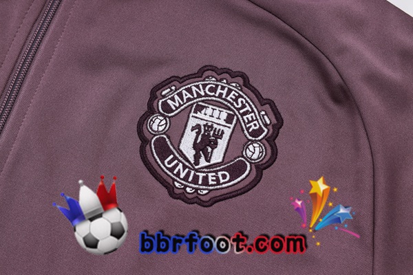 Survetement Foot - Veste Manchester United Pourpre 2025/2026