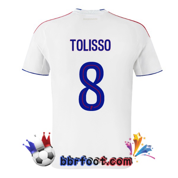 Maillot Foot Lyon OL (VERETOUT 7) Domicile Blanc 2025/2026