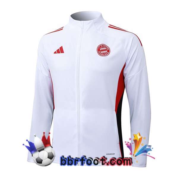 Veste Foot Bayern Munich Blanc 2025/2026