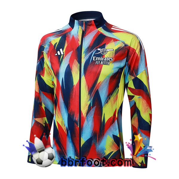 Veste Foot Arsenal Rouge Jaune 2025/2026