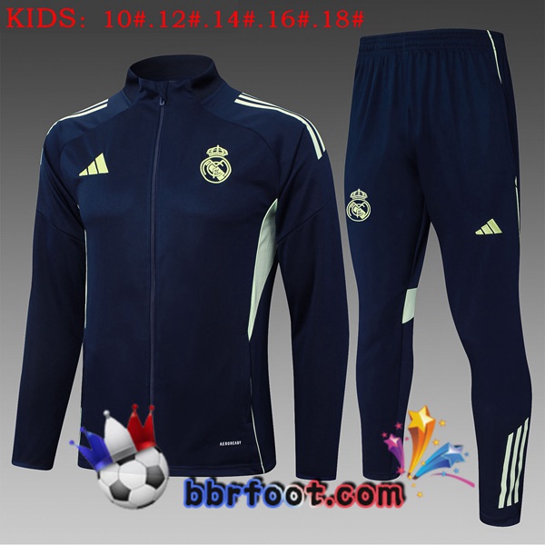Survetement Foot - Veste Real Madrid Enfant Bleu Royal 2025/2026