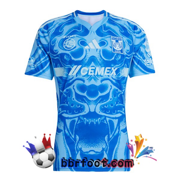 Maillot Foot Tigres UANL Exterieur Bleu 2025/2026