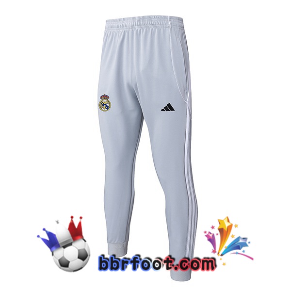 Pantalon Foot Real Madrid Gris 2025/2026
