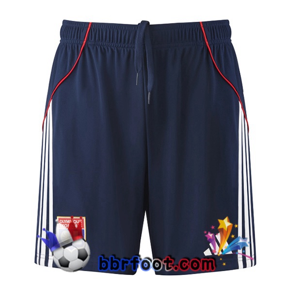 Short Foot Lyon OL Exterieur Bleu Royal 2025/2026