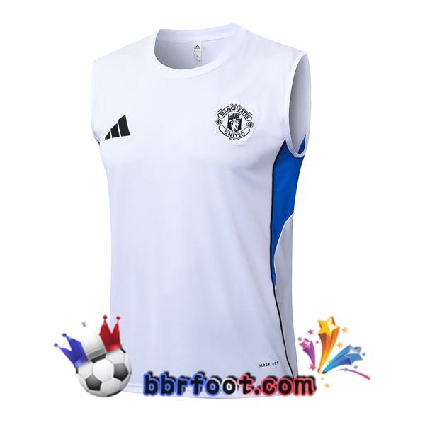 Gilet Foot Manchester United Blanc 2025/2026