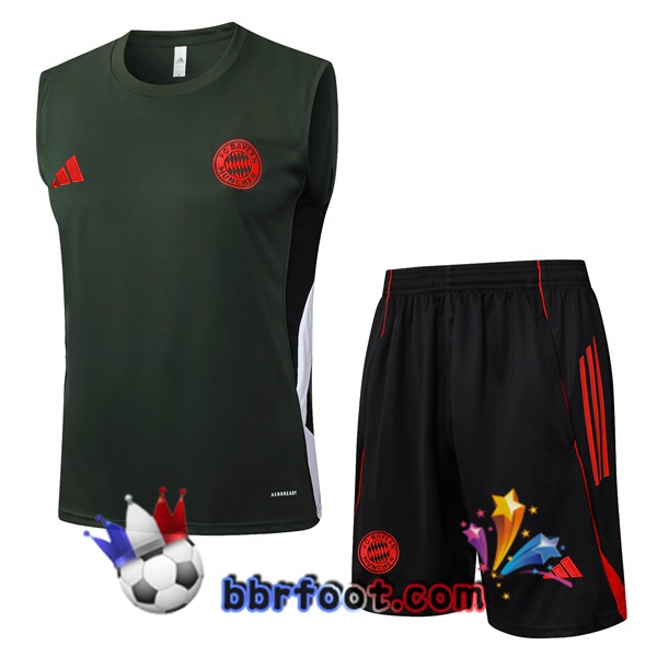 Gilet Foot Bayern Munich + Shorts Vert 2025/2026