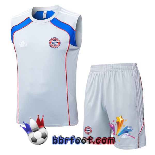 Gilet Foot Bayern Munich + Shorts Blanc 2025/2026