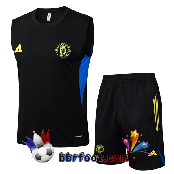 Gilet Foot Manchester United + Shorts Noir 2025/2026
