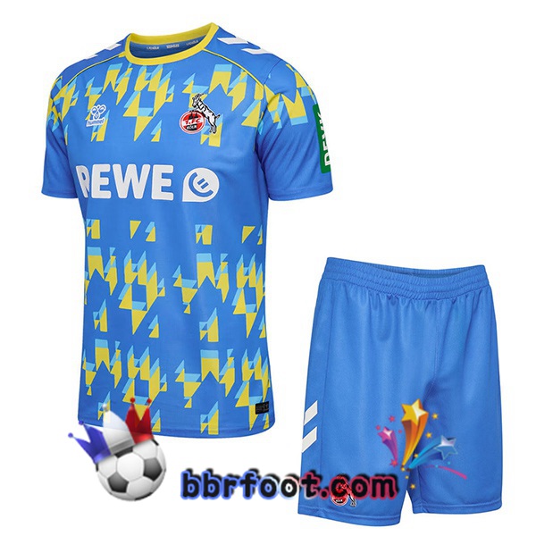 Maillot Foot FC Koln Enfant Exterieur Bleu 2025/2026
