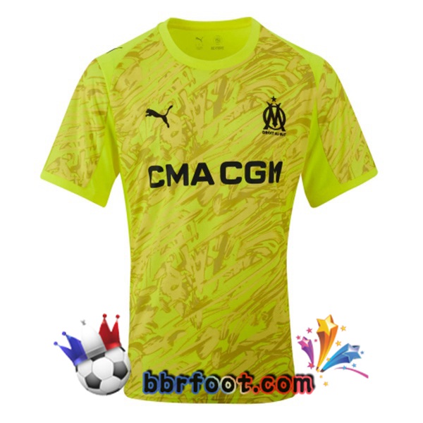 Maillot Foot Marseille OM Gardien de but Jaune 2025/2026