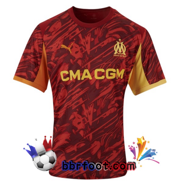Maillot Foot Marseille OM Gardien de but Marron 2025/2026