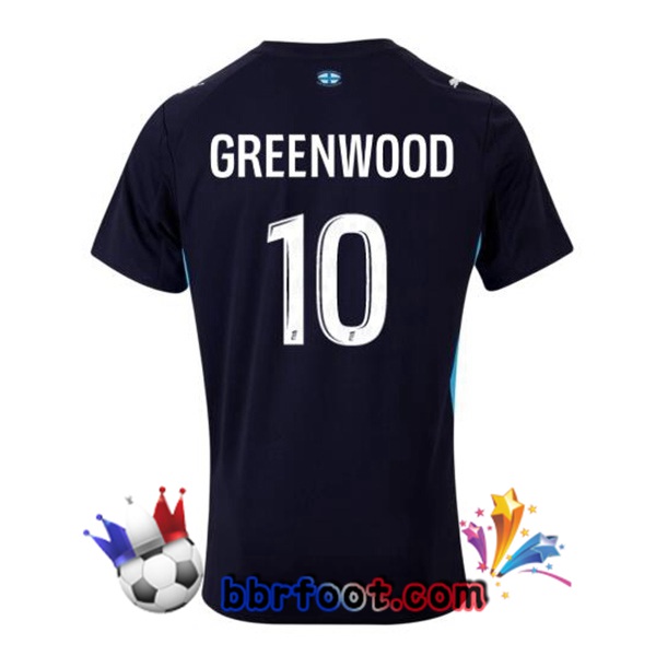 Maillot Foot Marseille OM (GREENWOOD 10) Exterieur Bleu Royal 2025/2026