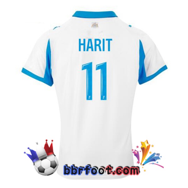 Maillot Foot Marseille OM (HARIT 11) Domicile Blanc 2025/2026