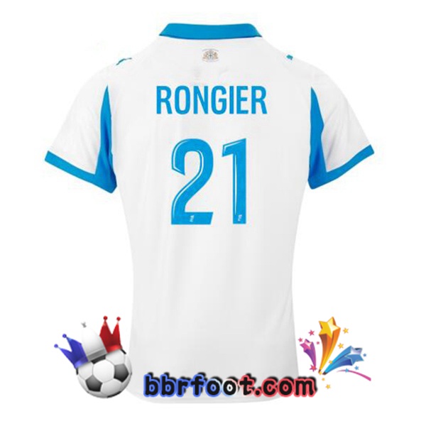 Maillot Foot Marseille OM (RONGIER 21) Domicile Blanc 2025/2026