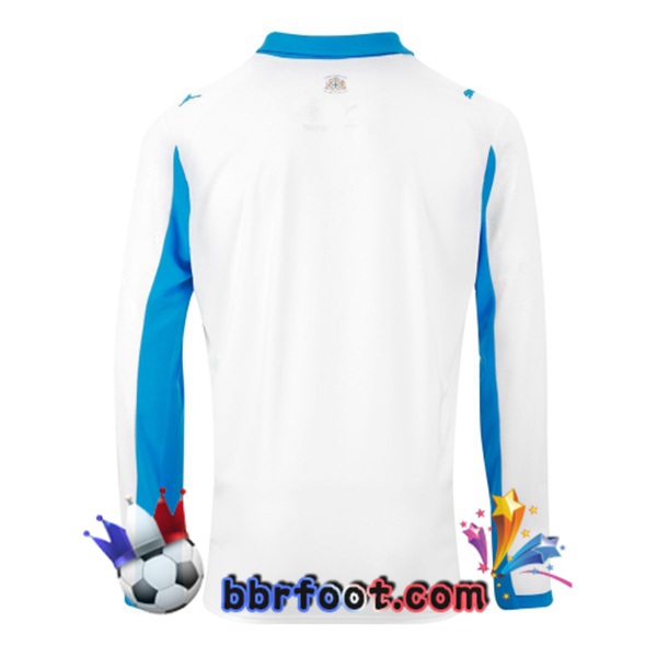 Maillot Foot Marseille OM Domicile Manche longue Blanc 2025/2026