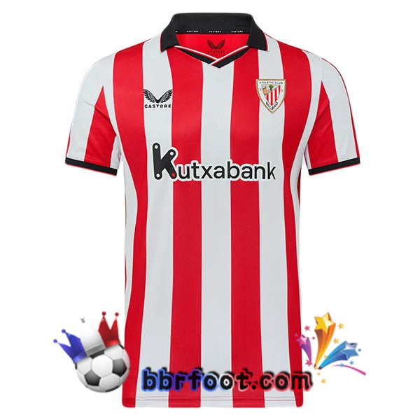 Maillot Foot Athletic Club Domicile Rouge Blanc 2025/2026