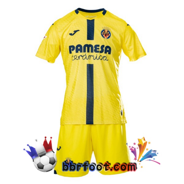 Maillot Foot Villarreal Enfant Domicile Jaune 2025/2026