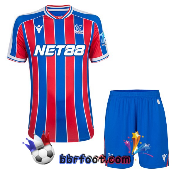 Maillot Foot Crystal Palace Enfant Domicile Rouge Bleu 2025/2026