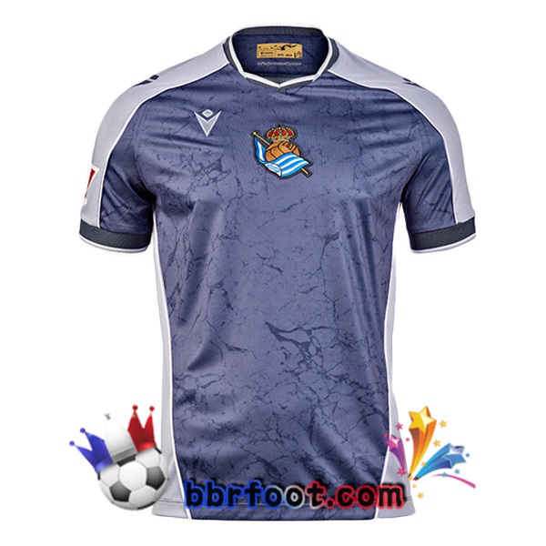 Maillot Foot Real Sociedad Exterieur Gris 2025/2026 Maillot Foot Real Sociedad Exterieur Gris 2025/2026