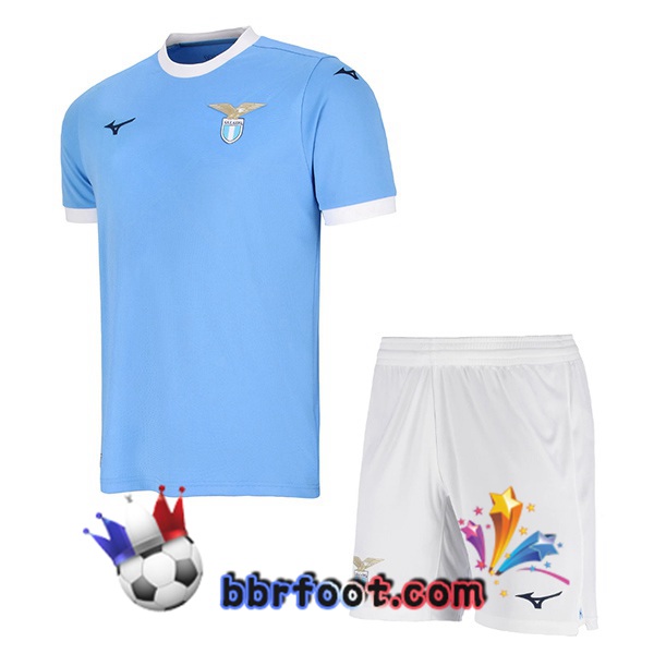 Maillot Foot SS Lazio Enfant Domicile Bleu 2025/2026