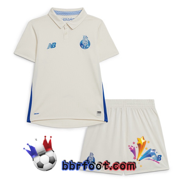 Maillot Foot FC Porto Enfant Third Blanc 2025/2026