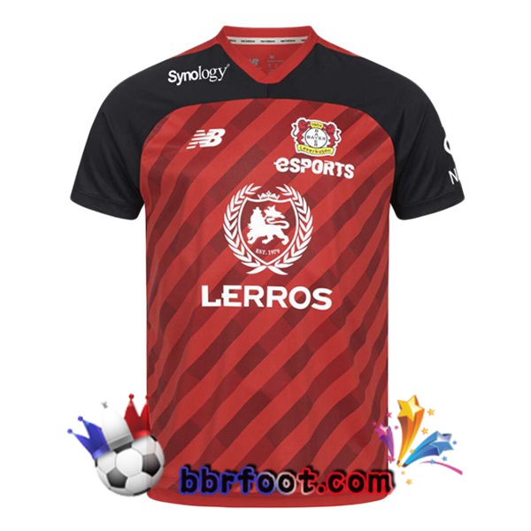 Maillot Foot Bayer 04 Leverkusen eSports Rouge Noir 2025/2026