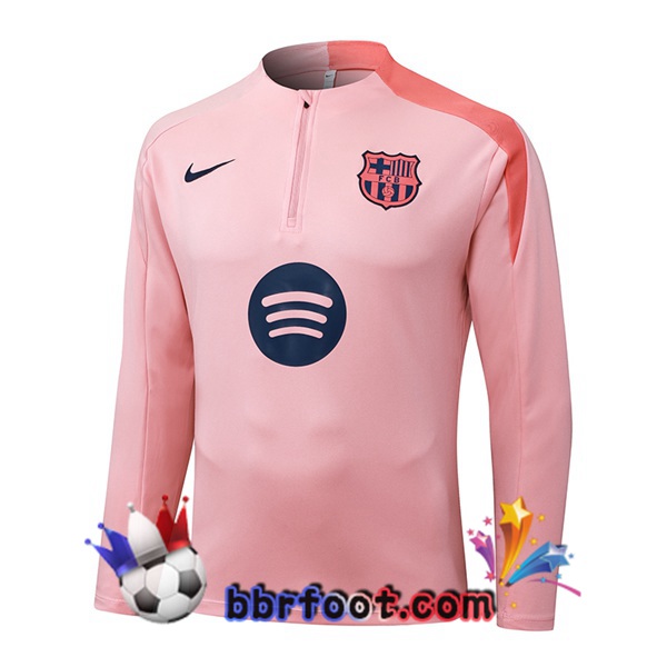 Sweatshirts Homme FC Barcelone Rose 2025/2026