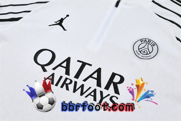 Survetement Foot Jordan Paris PSG Blanc 2025/2026