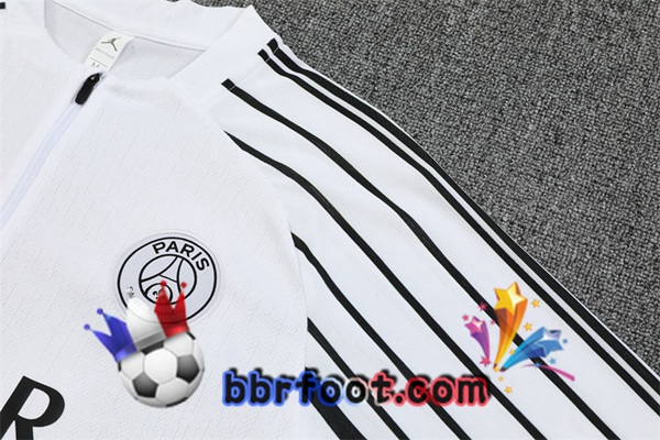 Survetement Foot Jordan Paris PSG Blanc 2025/2026