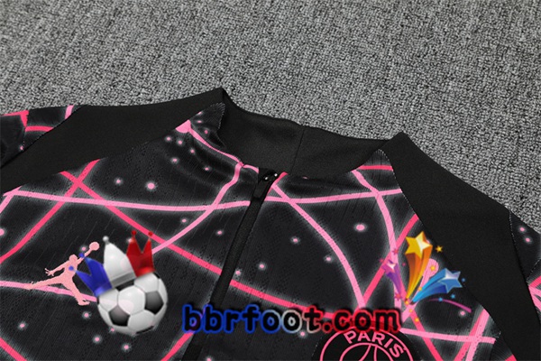 Survetement Foot Jordan Paris PSG Noir Rose 2025/2026